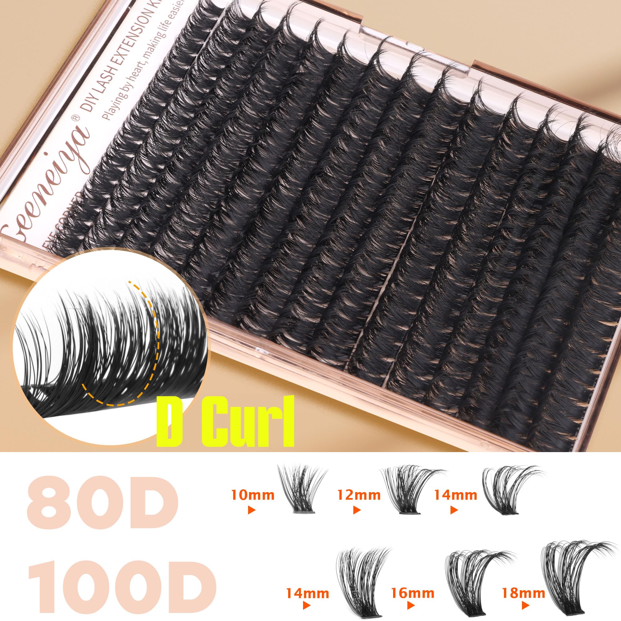 Geeneiya white lash bond and seal tube for lasting hold.