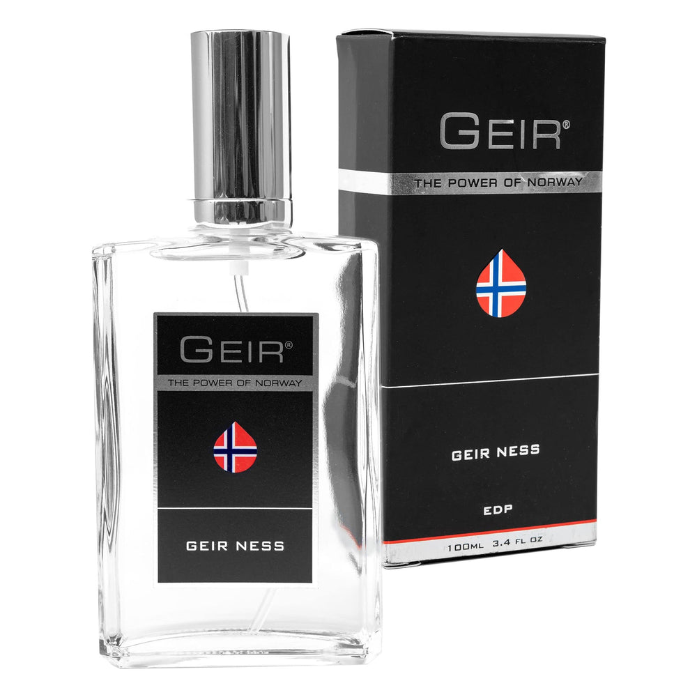 Geir Ness Eau de Parfum for Men bottle ready for daily wear and lasting freshness.