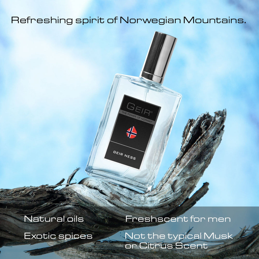 Geir Ness Geir Eau de Parfum lifestyle shot suggests everyday confidence.