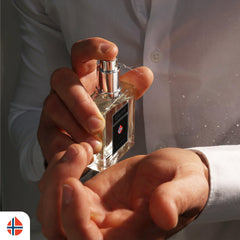 Geir Ness Geir Eau de Parfum worn by model for daily confidence.