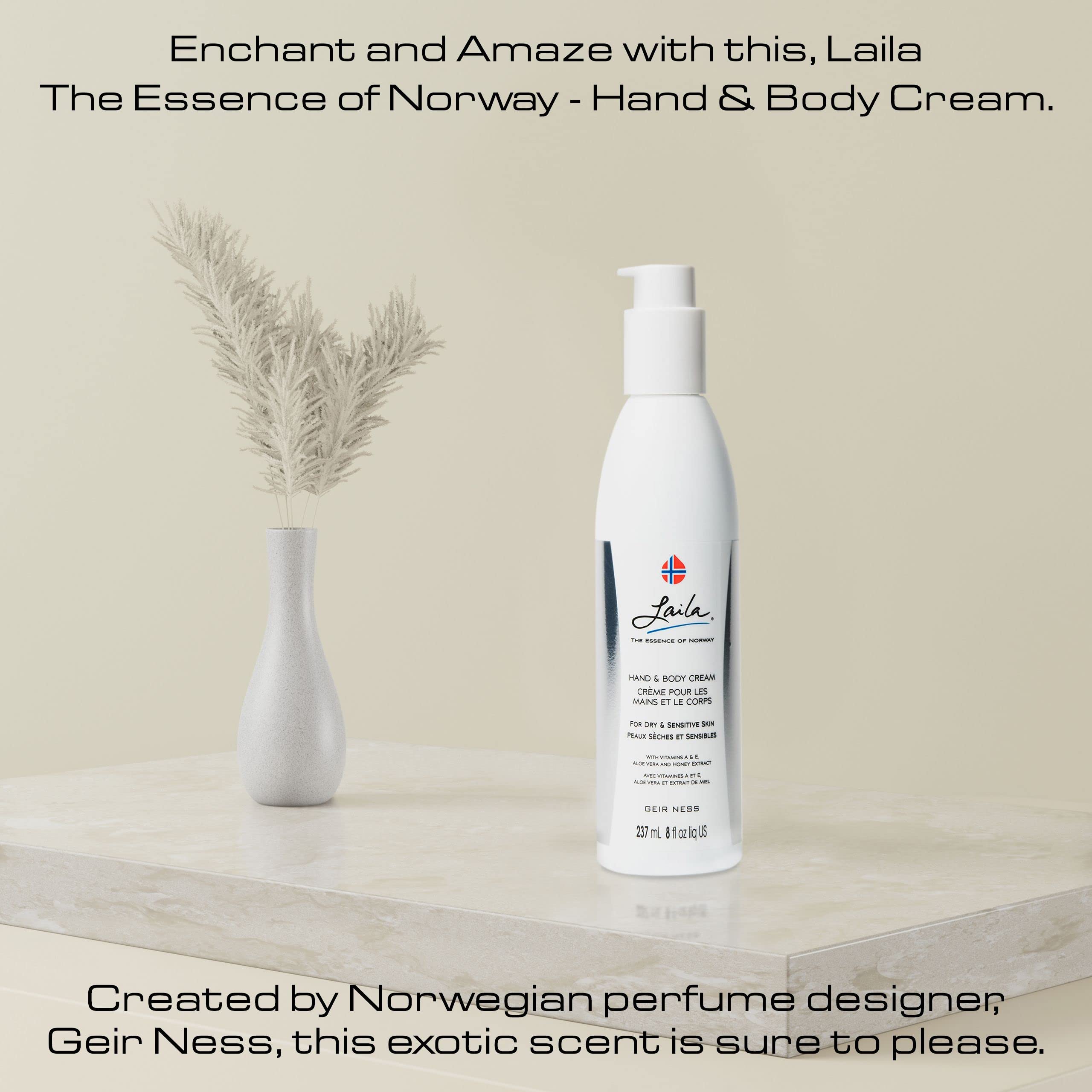Geir Ness Laila product box and tube display gift-ready presentation