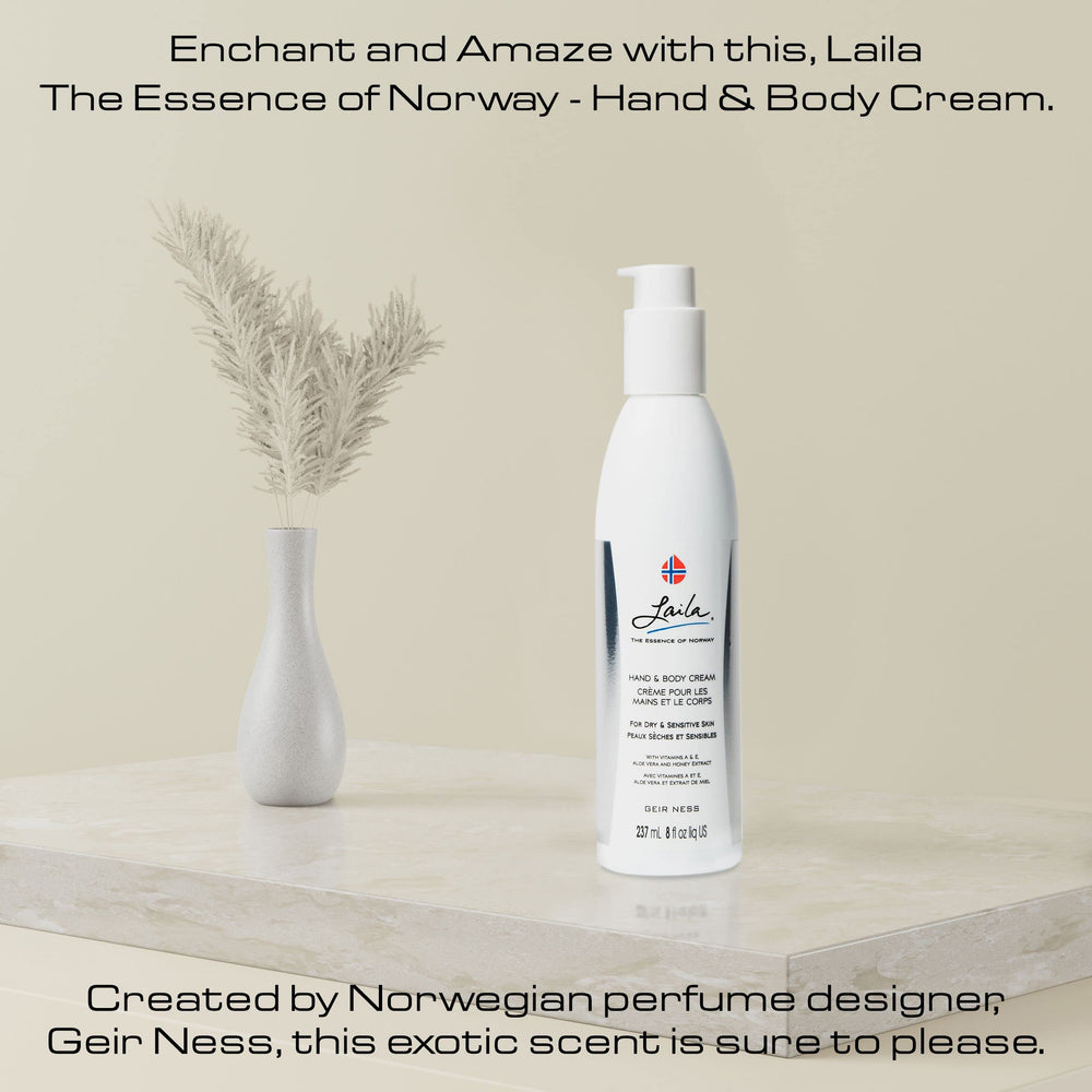 Geir Ness Laila product box and tube display gift-ready presentation