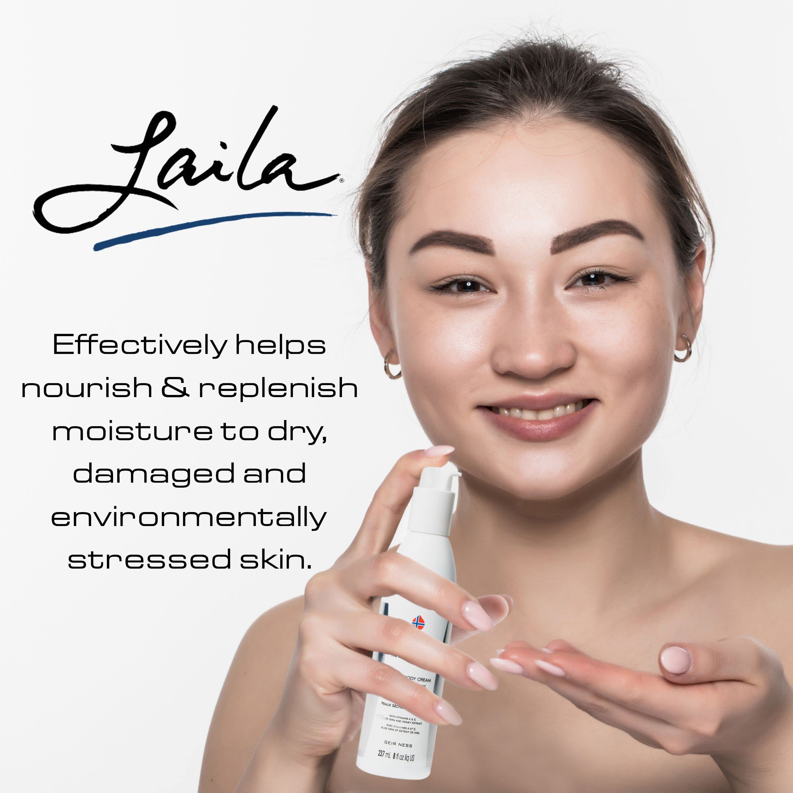 Geir Ness Laila bottle with label suggests long-lasting fragrance experience