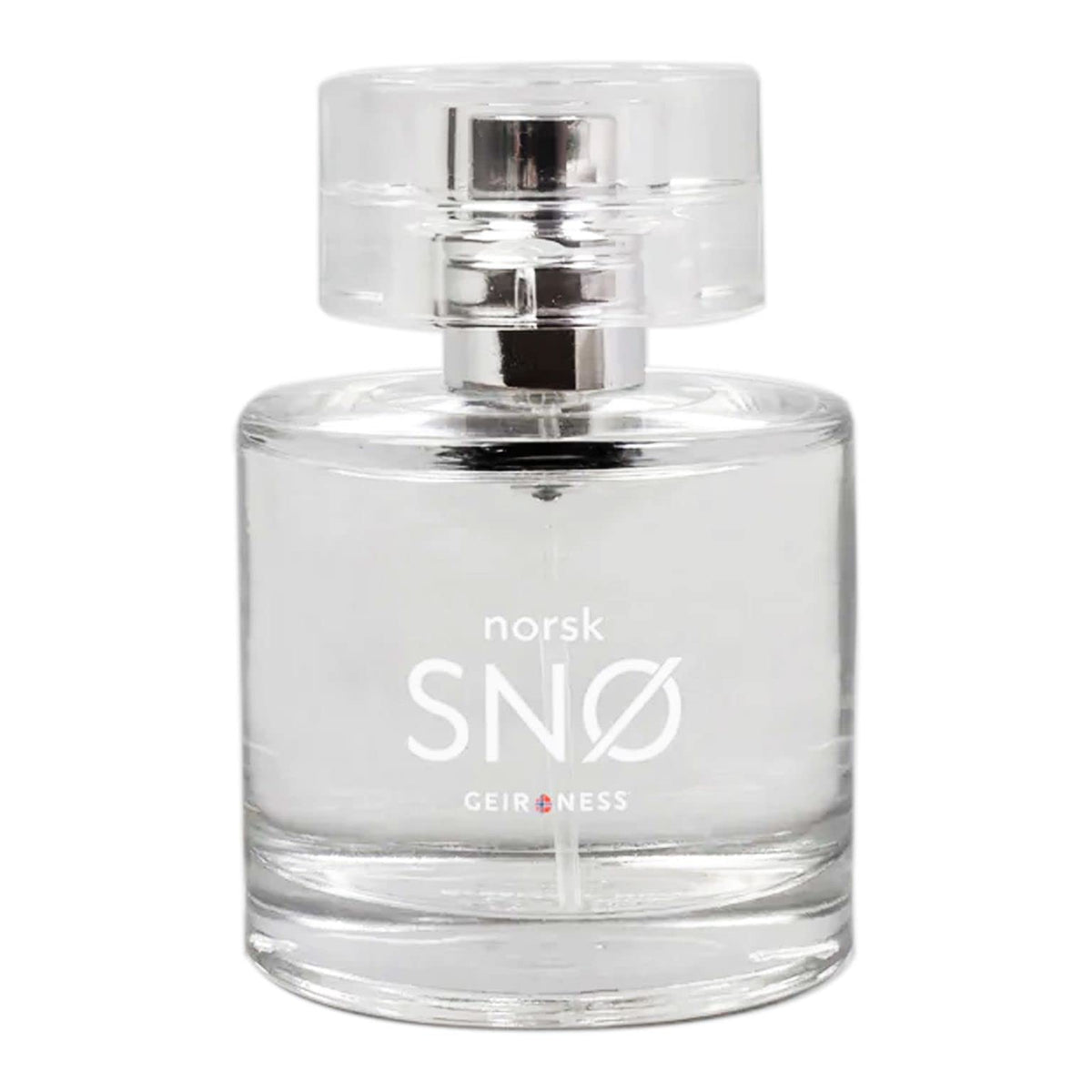 Geir Ness NORSK SNØ bottle front showcases Nordic freshness for daily wear