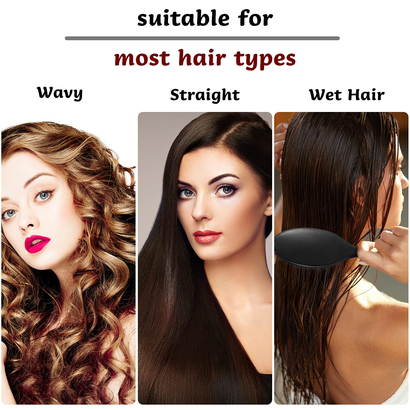 Geiserailie travel size compact brush for on the go