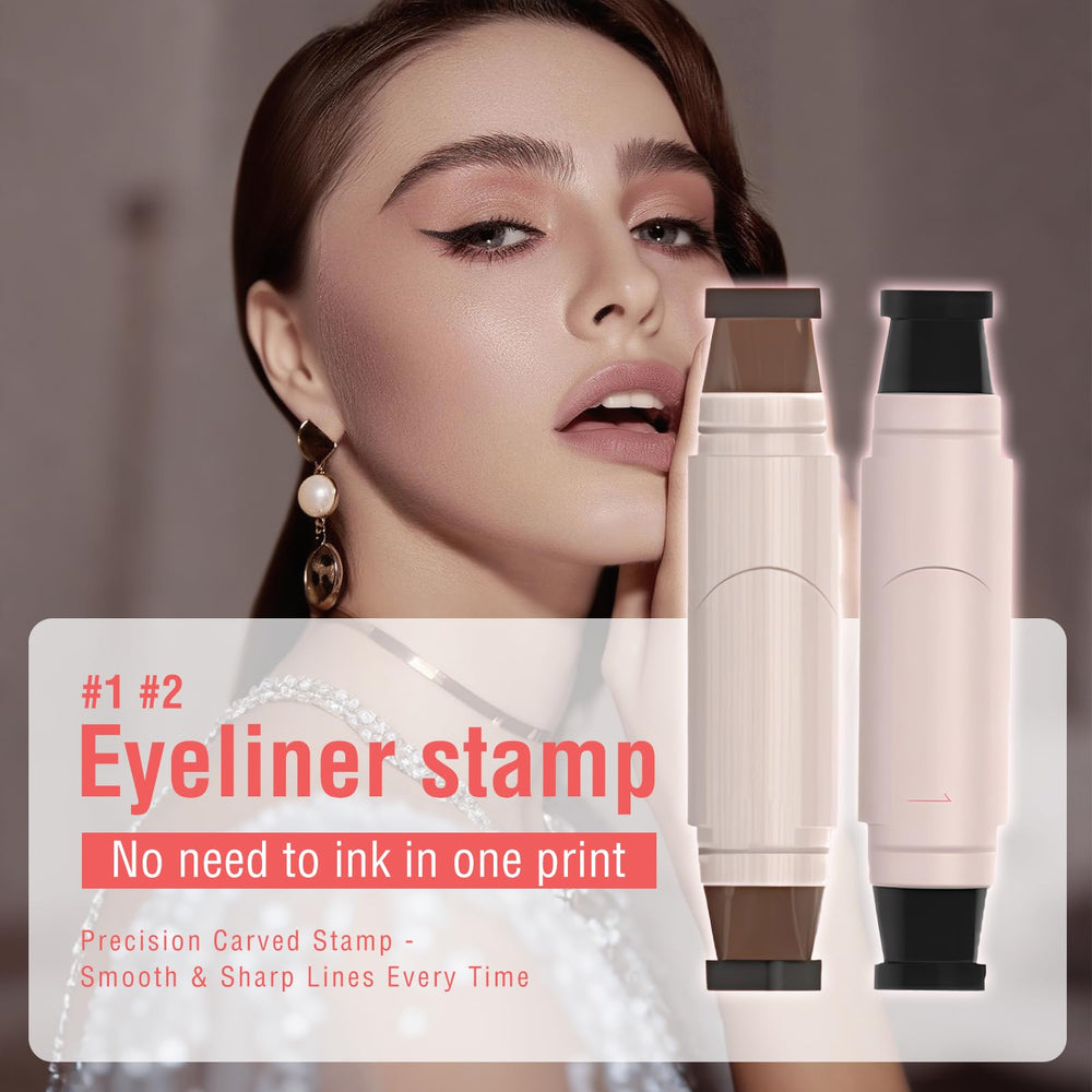 Eyeliner Stamp - doble punta para delineados y cejas con facilidad.