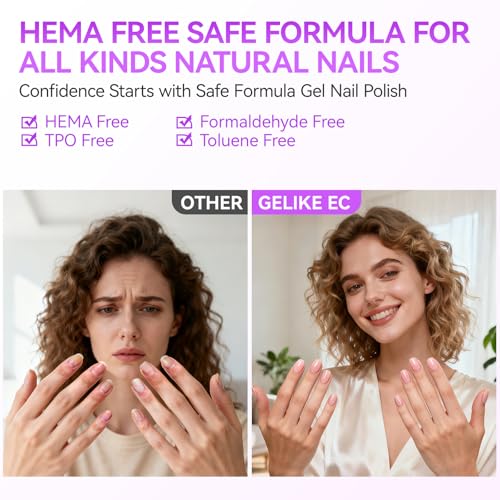 gelike ec jelly color gel polish color variety enabling diverse designs and long-lasting shine
