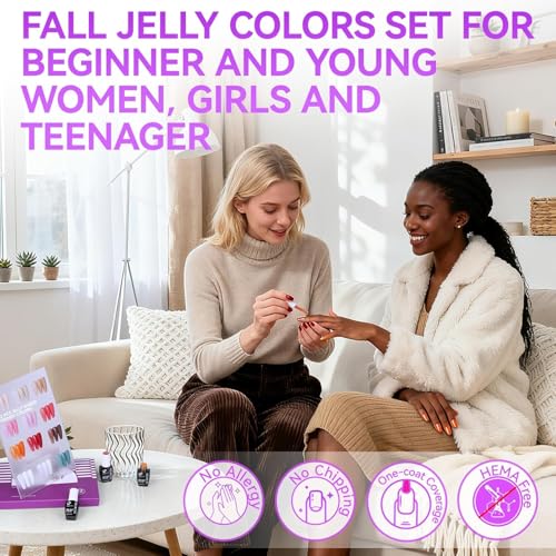 gelike ec jelly color gel polish gift set ideal for holidays and gifting