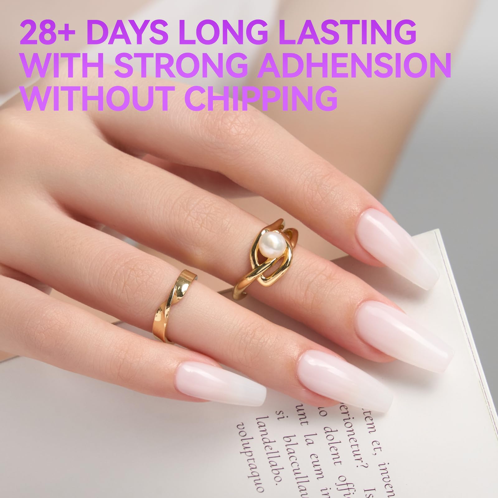 gelike ec jelly color gel polish glossy finish on nails with lasting shine