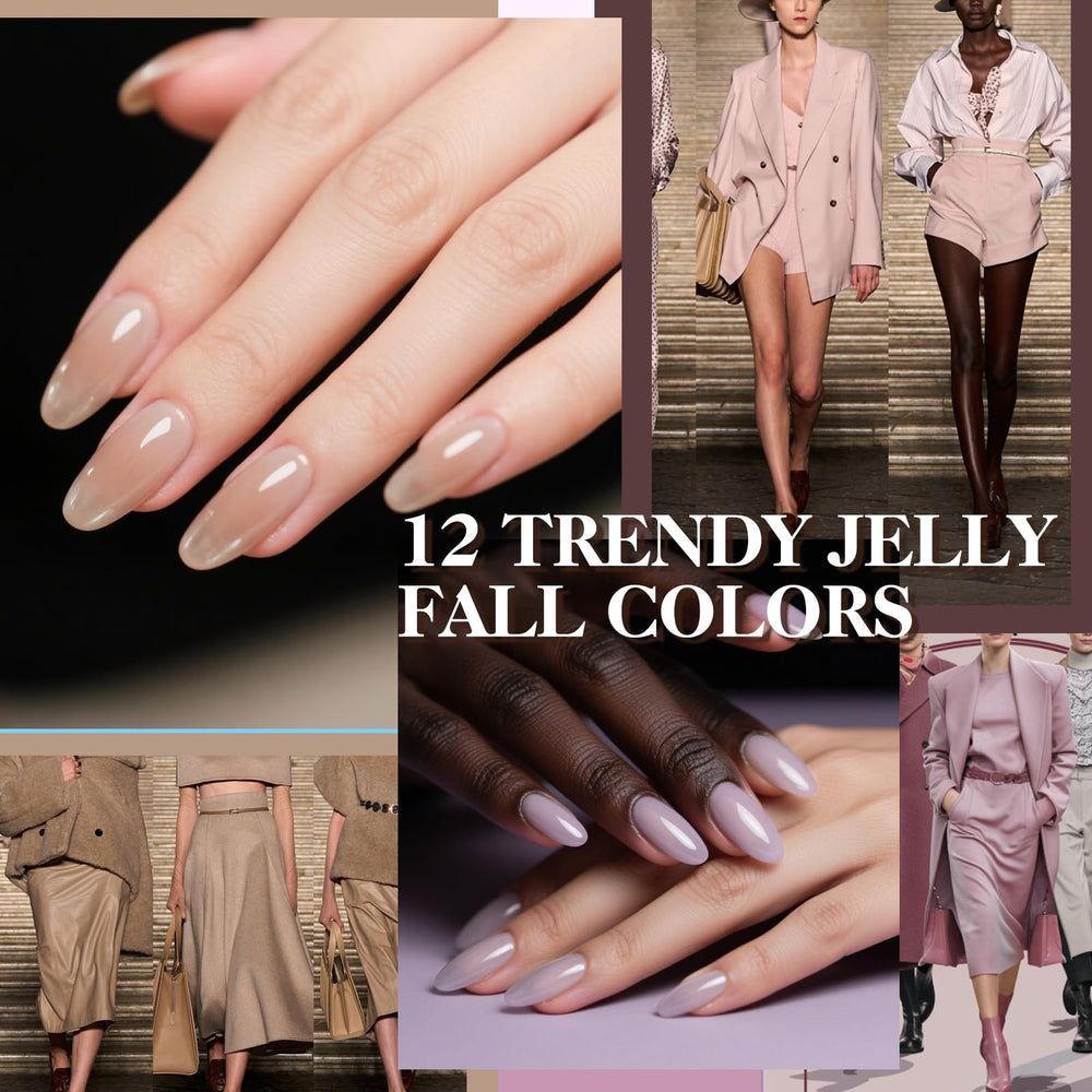 gelike ec jelly color gel polish HEMA-free formula for gentle nails