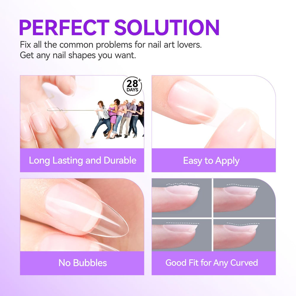 Gelike EC UV nail glue extension glue for secure nail tips and durable lifts.