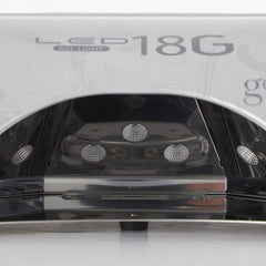 Gelish 18G Classic LED Light magnetic tray aids easy sanitization between clients.