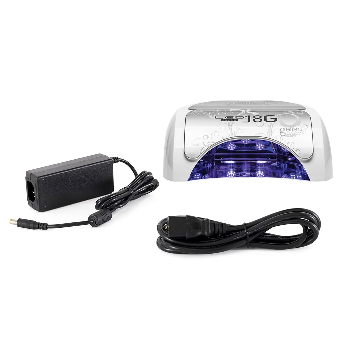 Gelish 18G Classic LED Light side view shows ergonomic pad for comfortable sessions.