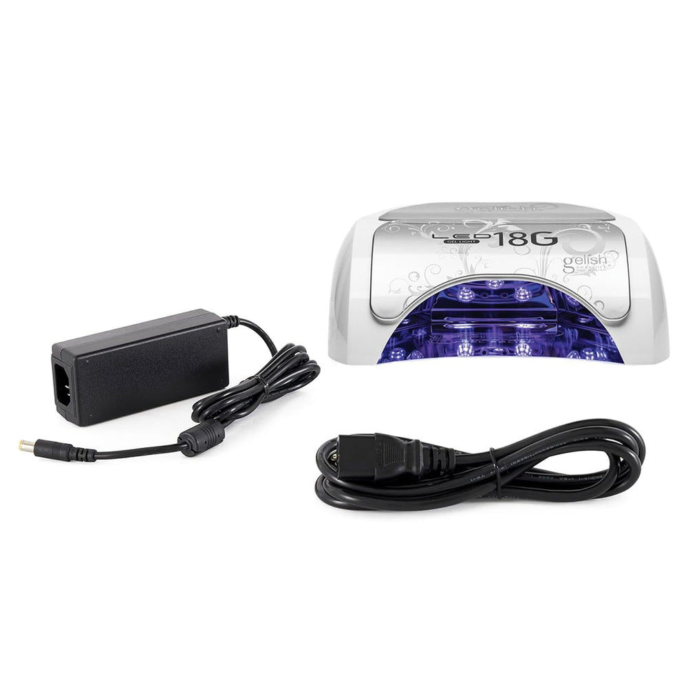 Gelish 18G Classic LED Light side view shows ergonomic pad for comfortable sessions.