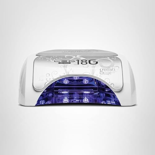 Gelish 18G Classic LED Light wide opening enables curing hands and feet efficiently.