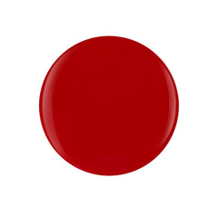 Gelish MINI Hot Rod Red brush in cap enables precise application.