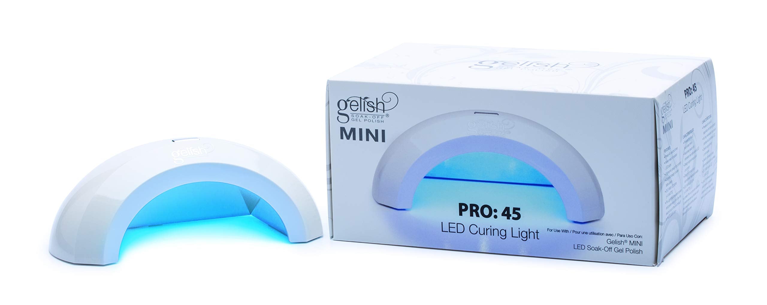 Gelish Pro 45 Mini LED Light compact design — perfect for limited spaces and mobile manicure services.