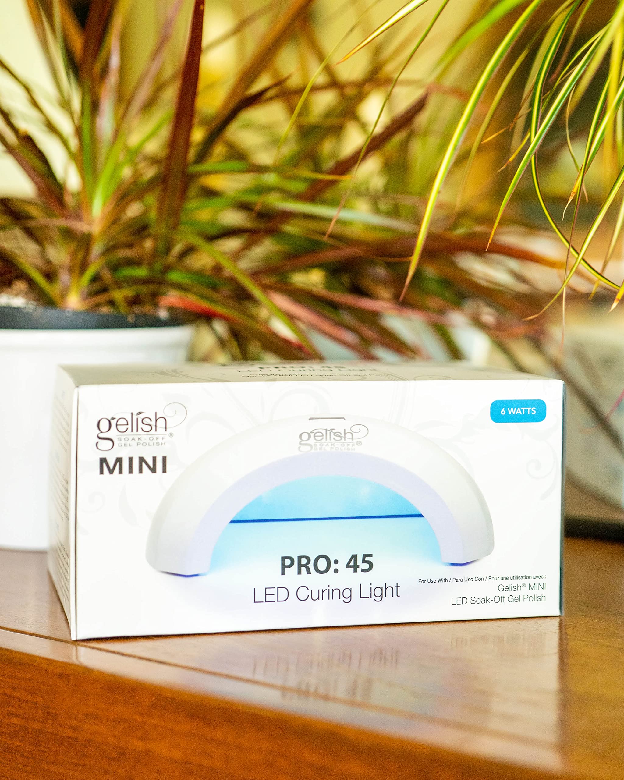 Gelish Pro 45 Mini LED Light safety compliant badge — trusted design meets global standards.