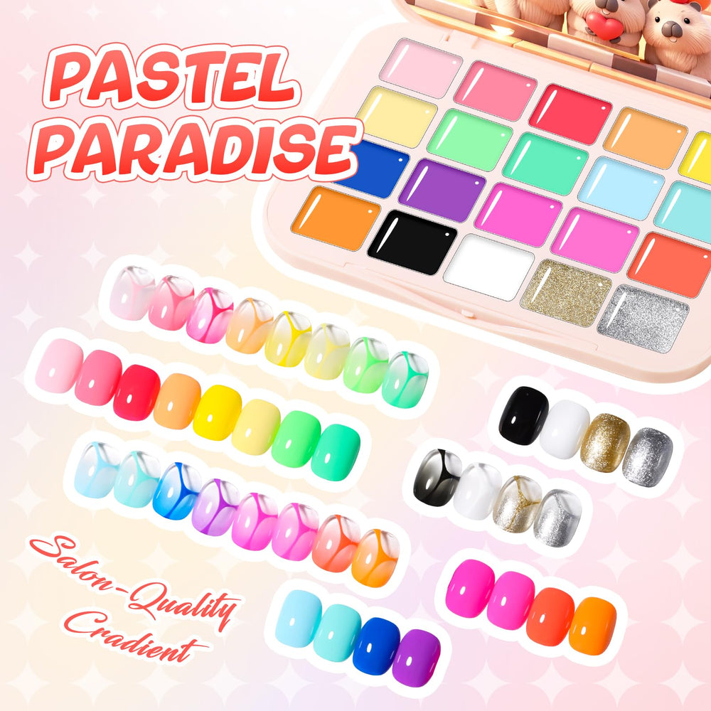 Gellaktik UV/LED curing compatibility for quick home manicures