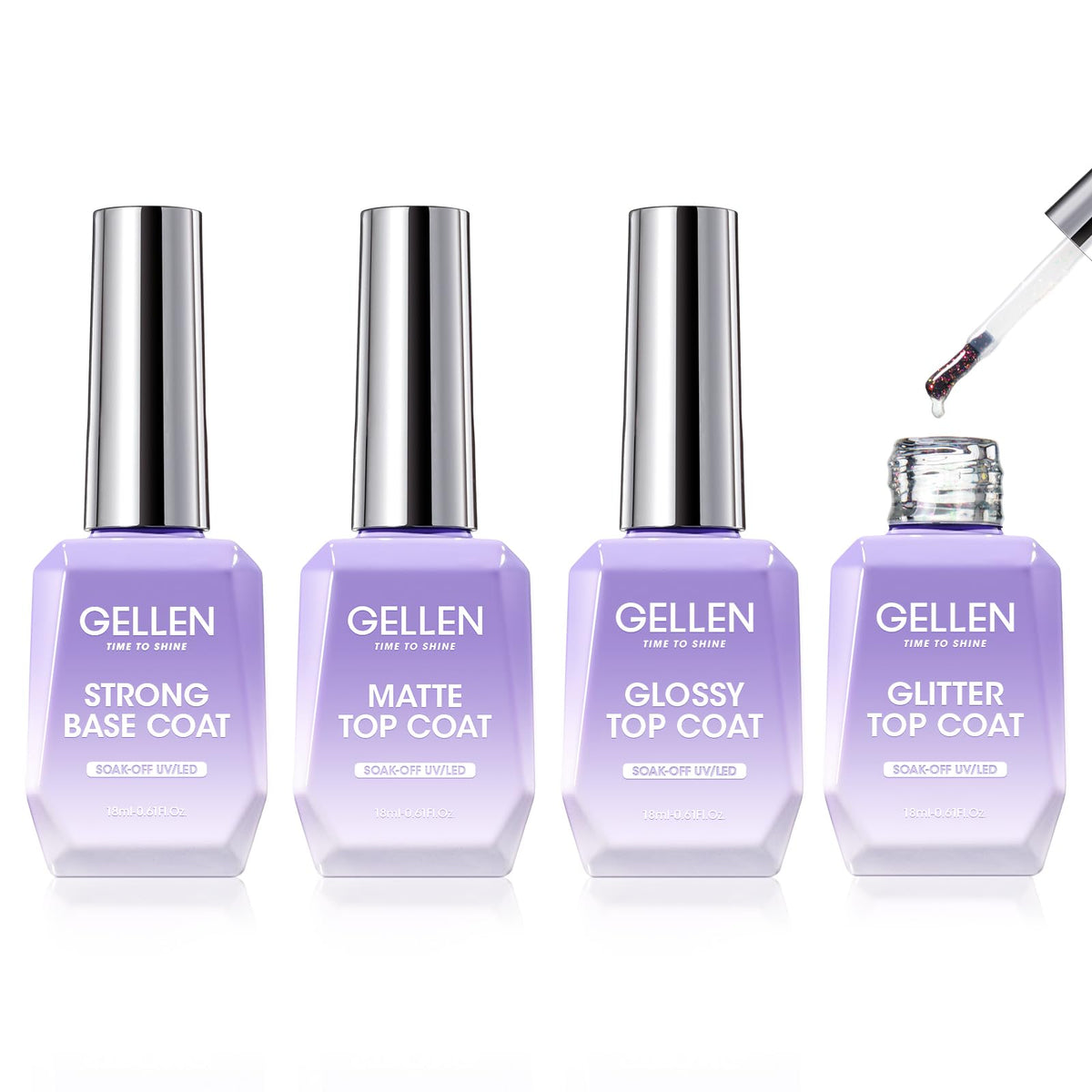 Gellen base coat 18ml priming nails for stronger adhesion.