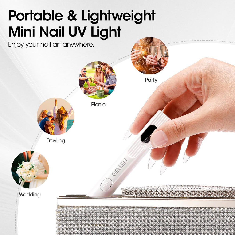 GELLEN convex lens improves curing speed and evenness for quicker nails