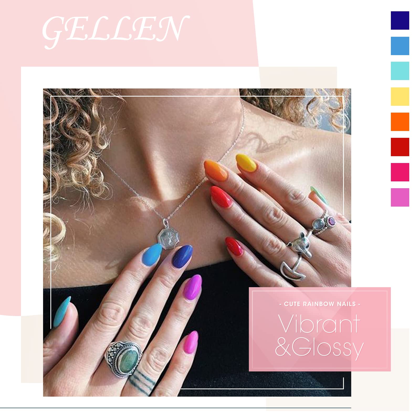GELLEN nail care scene emphasizes safety and healthy nails