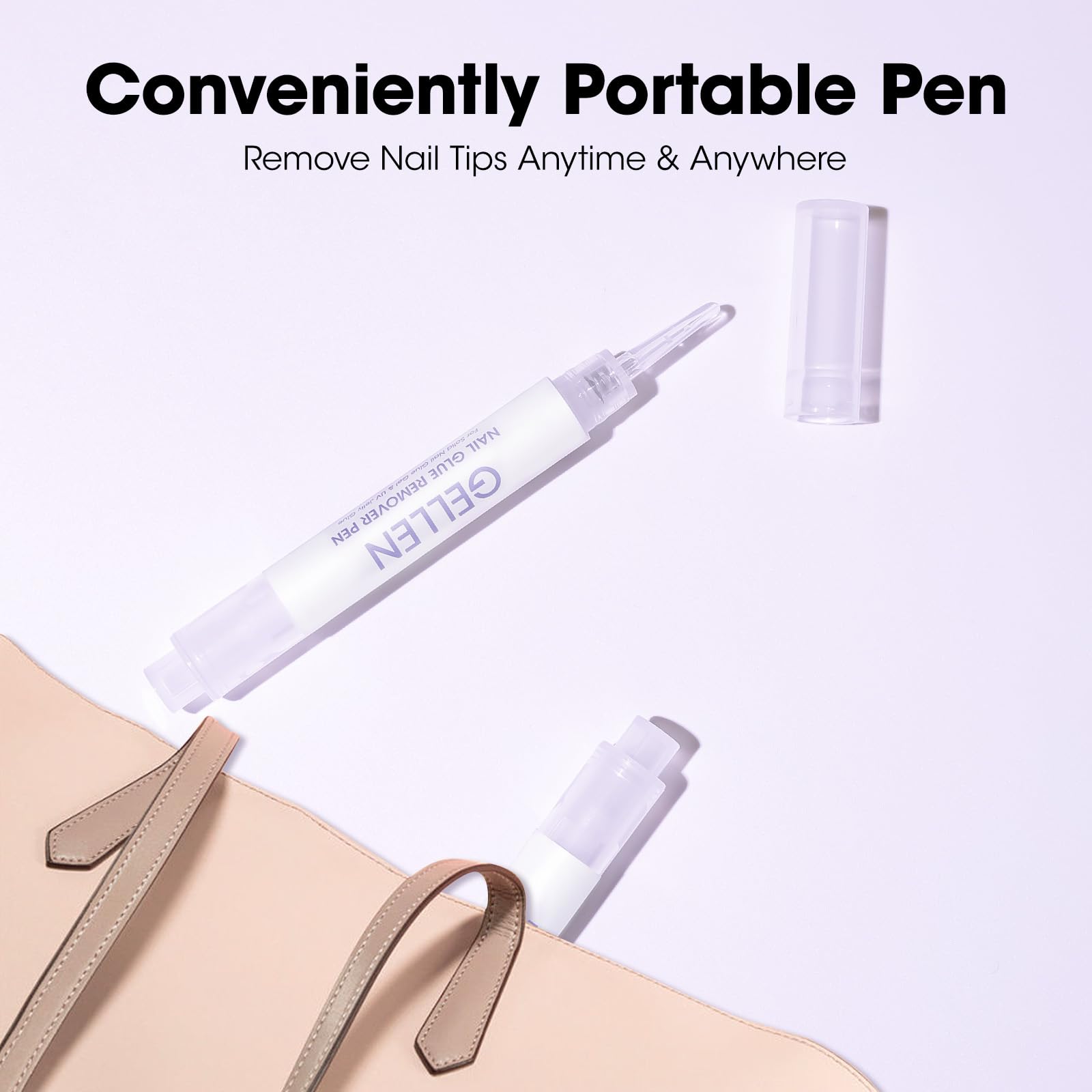 GELLEN compact, portable remover for on-the-go touch-ups.
