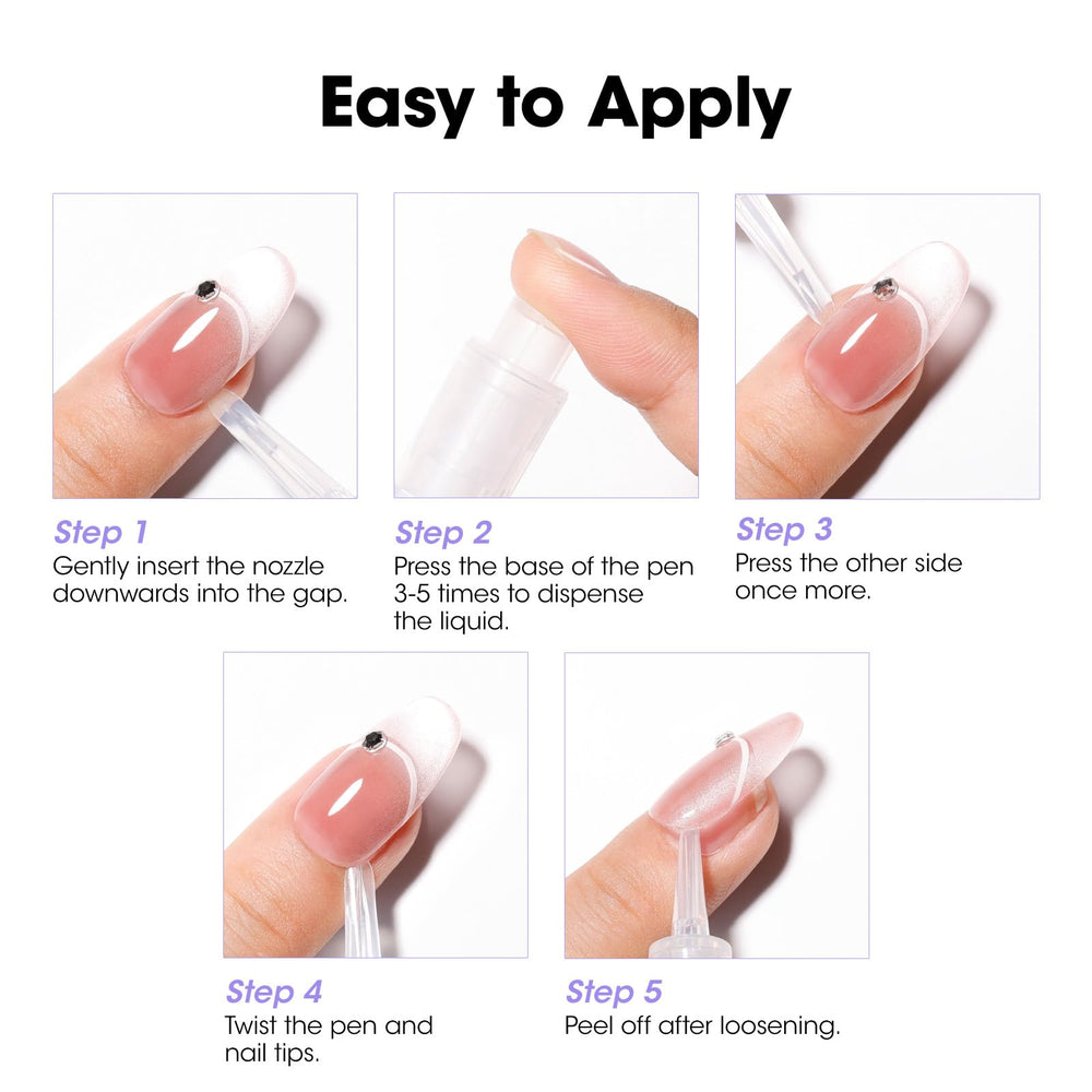 GELLEN UV glue removal capability for gel tips.