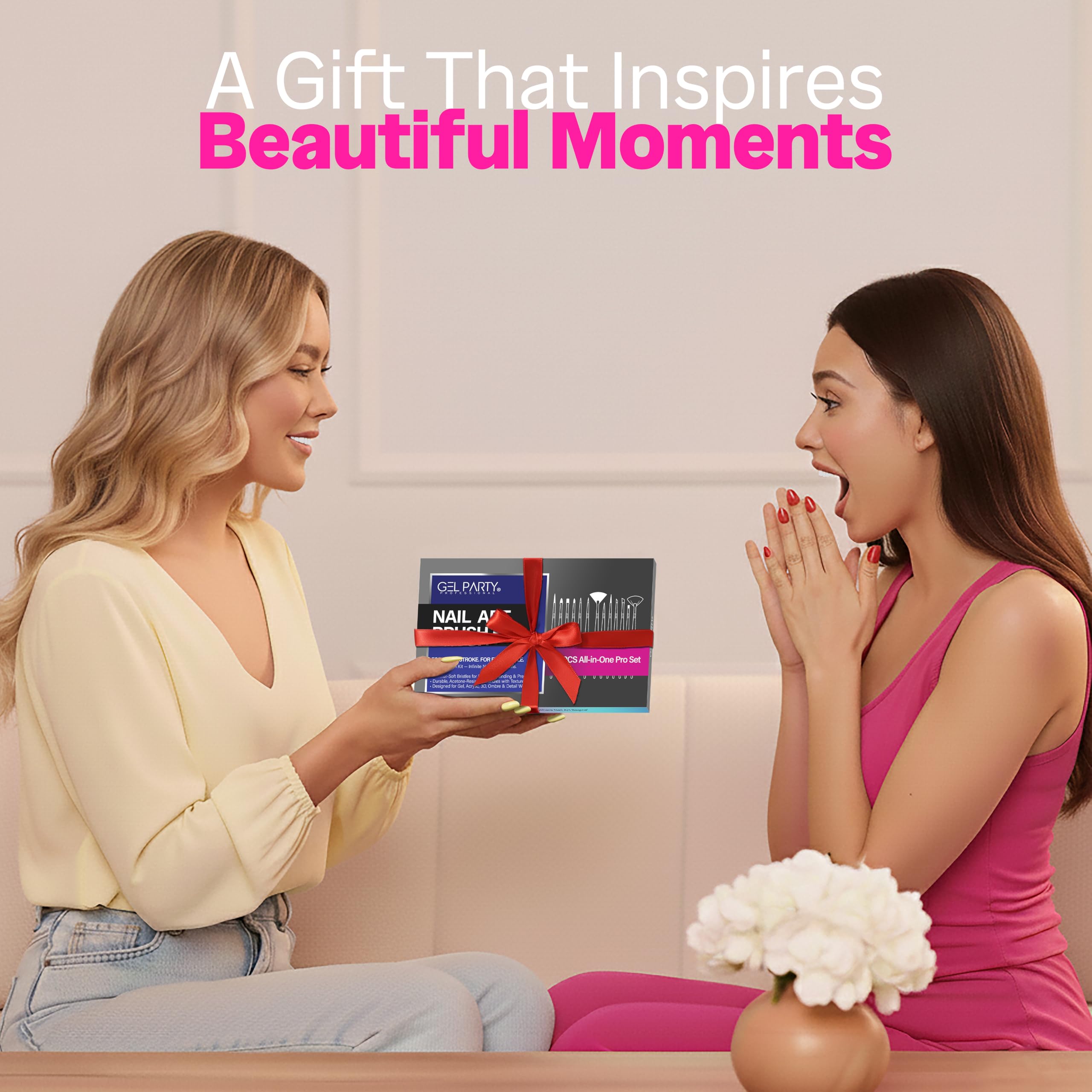 GEL PARTY Beginner-friendly kit enabling creative nail art at home.