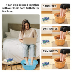 GELTTULU detox foot bath in use for relaxing home ritual