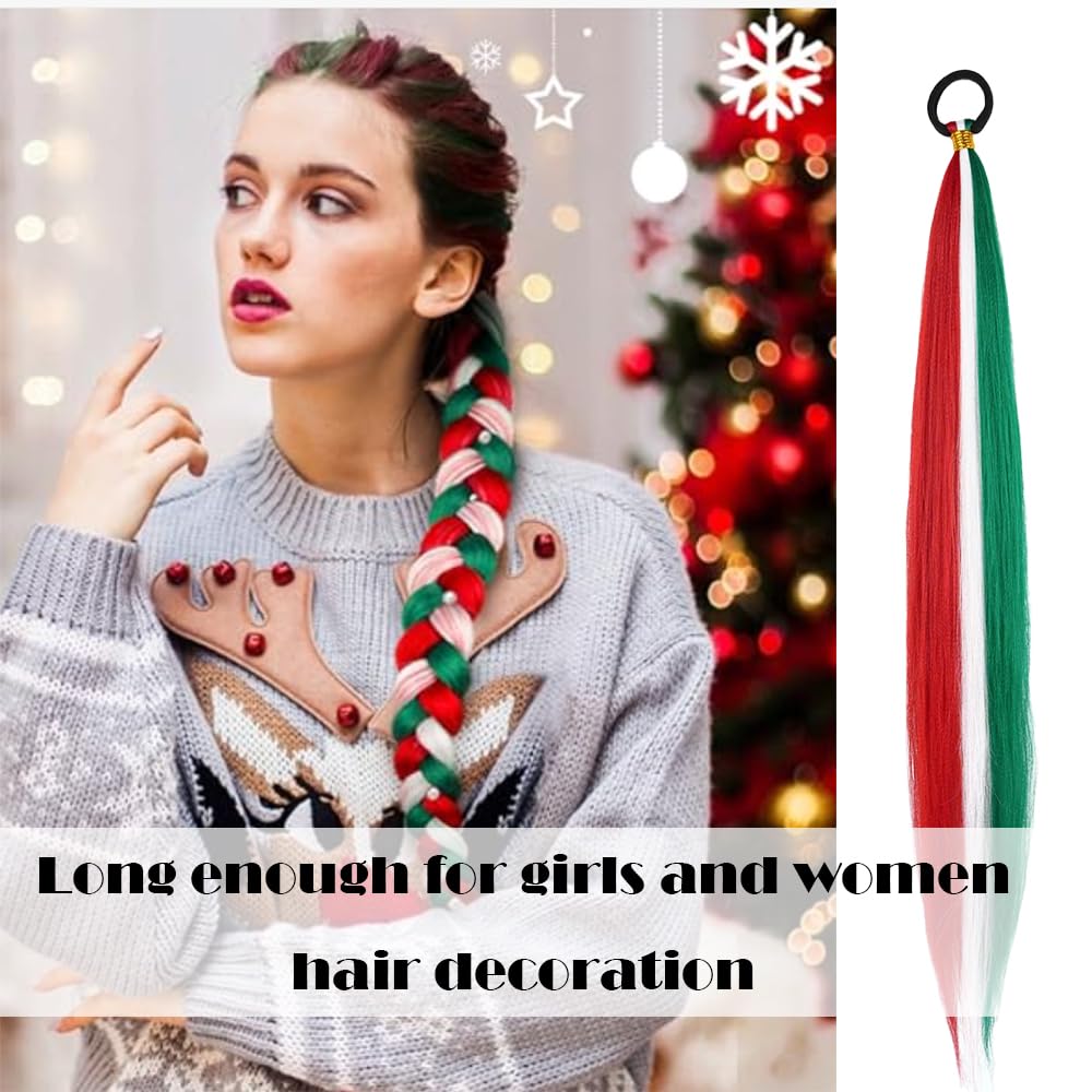 GELXGRIT Christmas party-ready ponytail extensions for festive looks