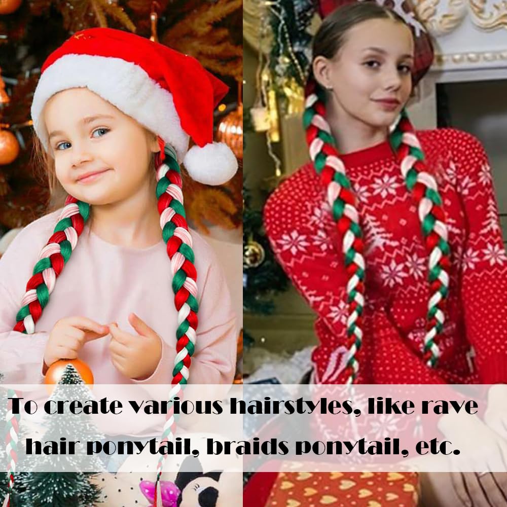 GELXGRIT 26-inch ponytail extensions for braids and buns