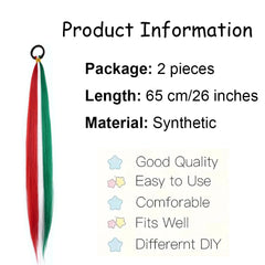 GELXGRIT ponytail extensions include hair ties for instant transformation