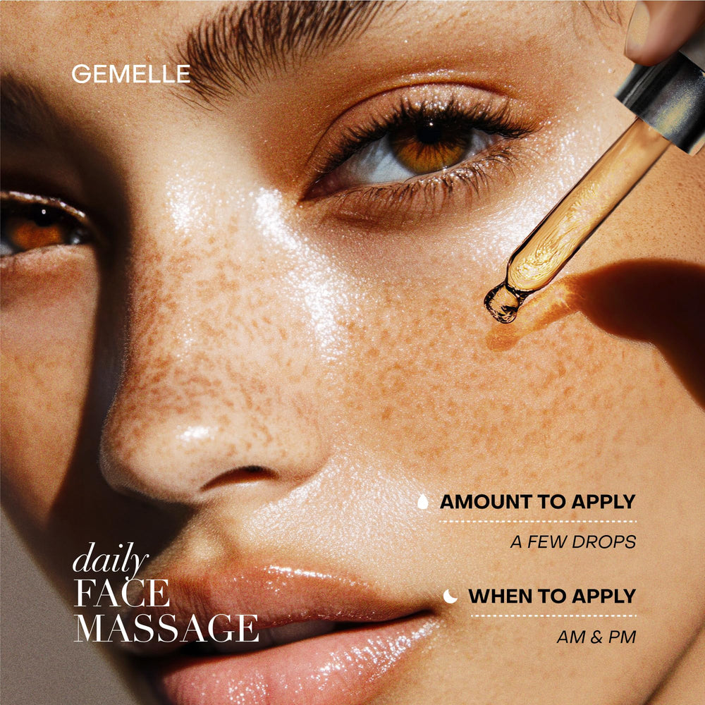 GEMELLE Rose Geranium-softening aroma closeup hints soothing, spa-like experience.