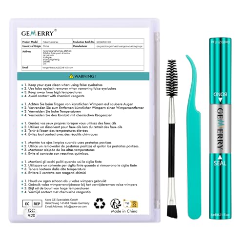 GEMERRY travel-friendly-kit showcases compact design for on-the-go lash upgrades.
