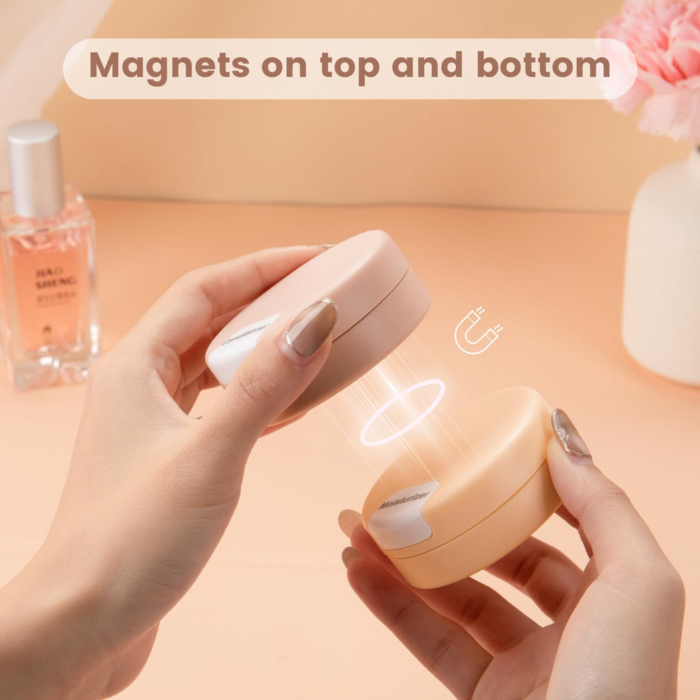Gemice silicone body jars are lightweight and easy to squeeze for creams.