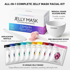 GEMSKIN Jelly Mask Egyptian rose extract targets calm and glow.