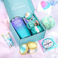 GEMTEND bath salts highlight a relaxing spa moment in home settings.