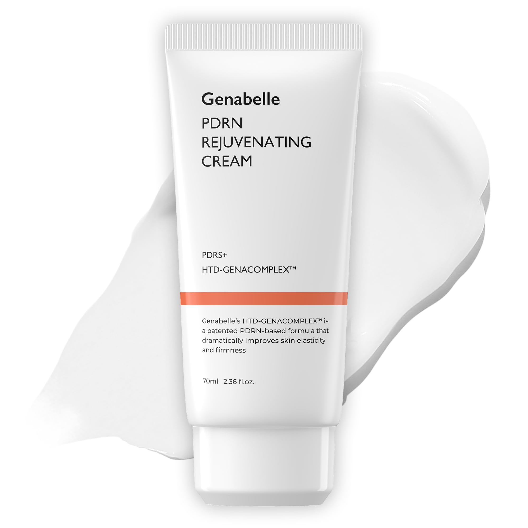 Genabelle PDRN Rejuvenating Cream bottle for effortless daily hydration.