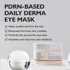 Genabelle PDRN 360° Eye Mask hydrogel texture close-up for cooling hydration