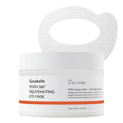 Genabelle PDRN 360° Eye Mask packaging showcasing full-eye-area treatment for hydration