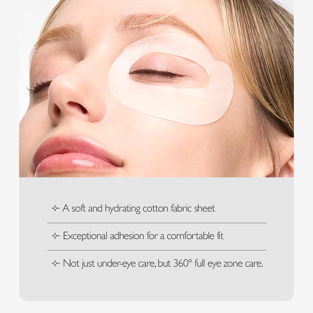 Genabelle PDRN 360° Eye Mask peptides and PDRN close-up for renewal support