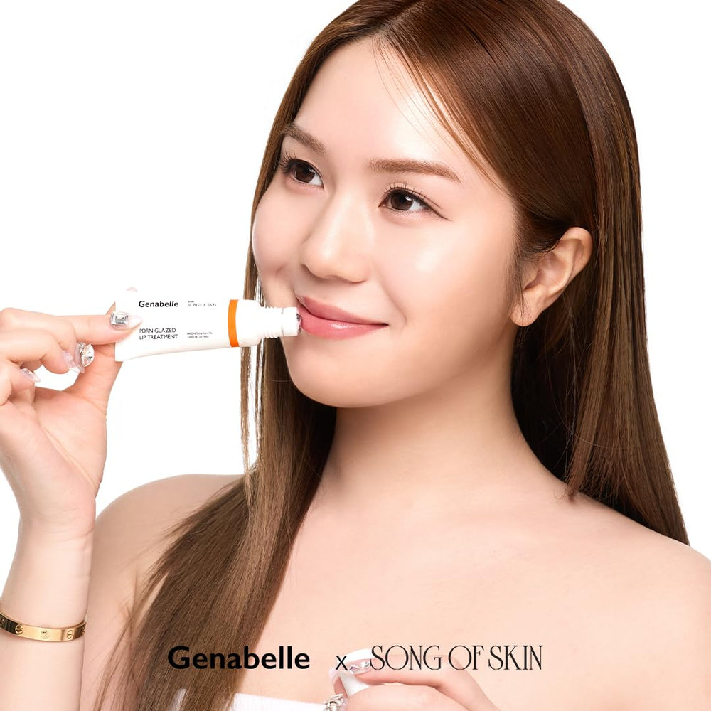 Genabelle PDRN Glazed Lip Treatment highlights PDRN and peptides for lip care