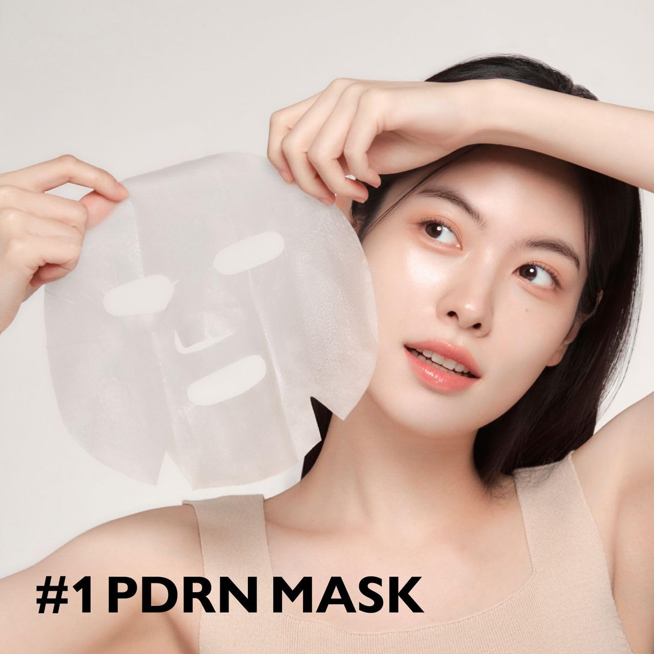 Genabelle PDRN Rejuvenating Mask Sheet vegan 3D embossed sheet for gentle absorption.