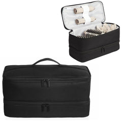 GENCAM double-layer case interior view showing organized compartments for Shark Flexstyle accessories