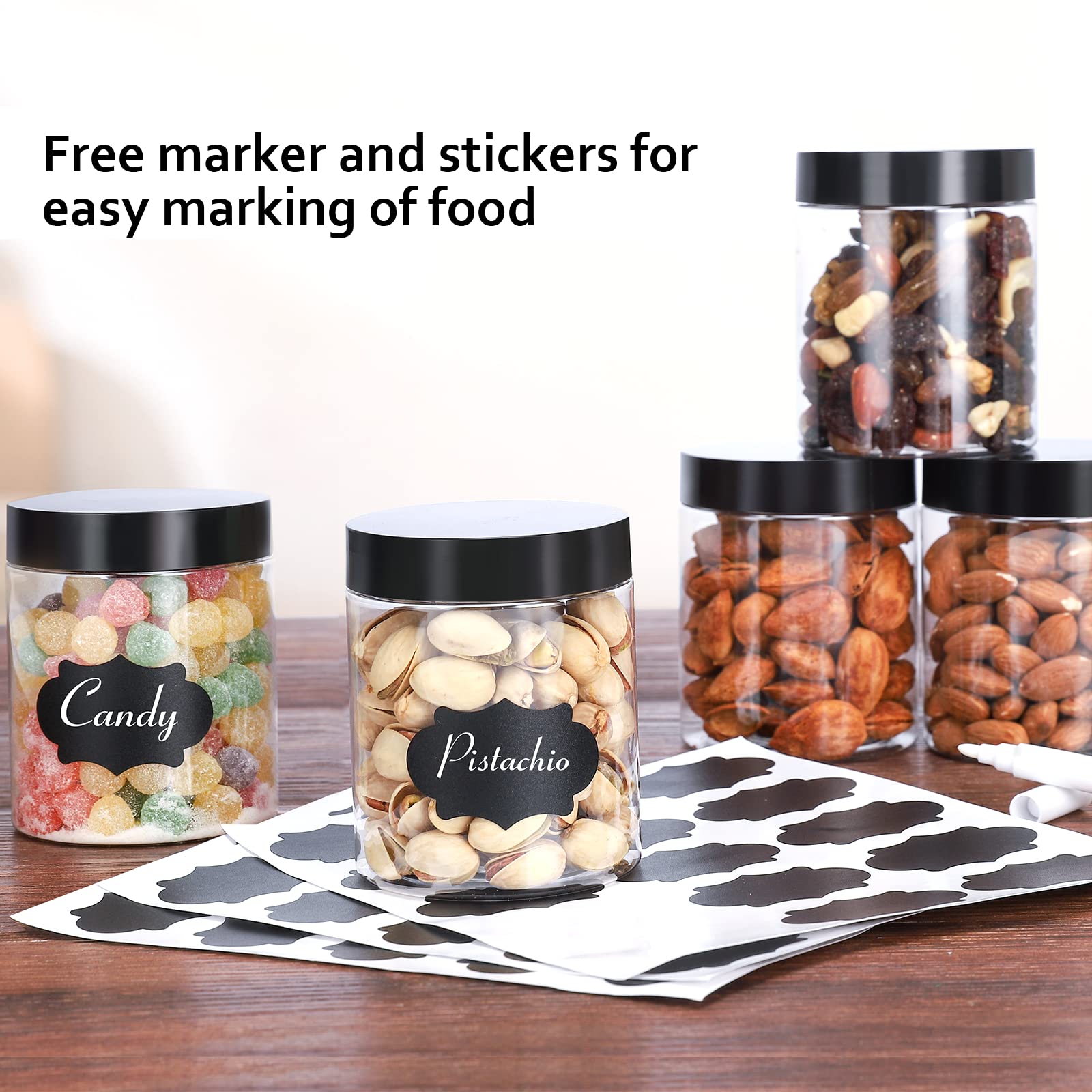 Gencywe stackable design helps maximize space in cabinets and drawers.