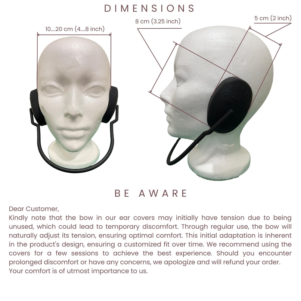 Genedy ear covers are easy to clean and reuse.