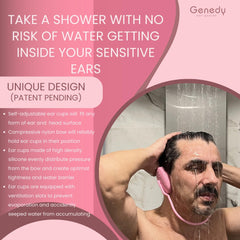 Genedy ear covers protect against hair dye stains and irritation.