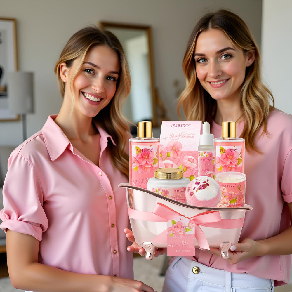 Generic bath-bomb-rose-jasmine display features pampering moments.