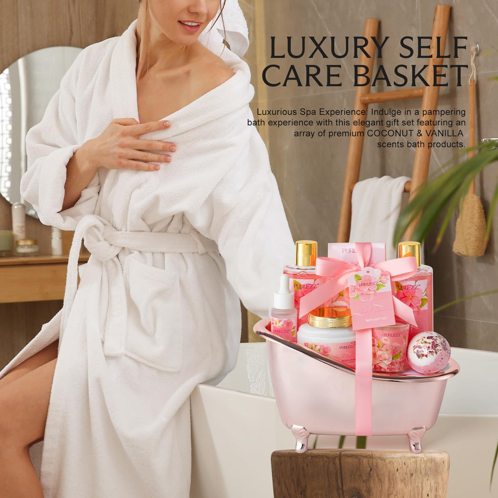 Generic bath-salt-rose-jasmine scene captures calming soak opportunities.